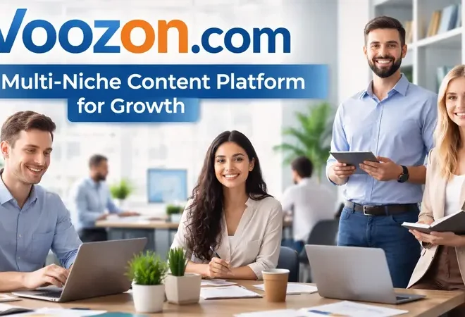 Voozon.com – Multi-Niche Platform for Content Growth