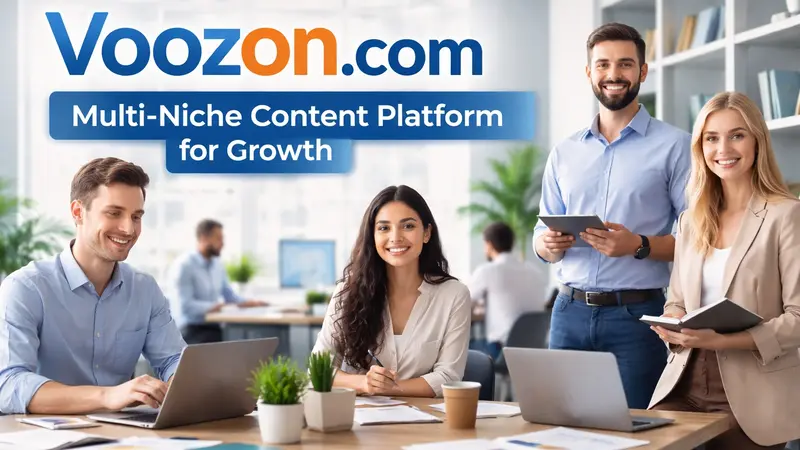 Voozon.com – Multi-Niche Platform for Content Growth
