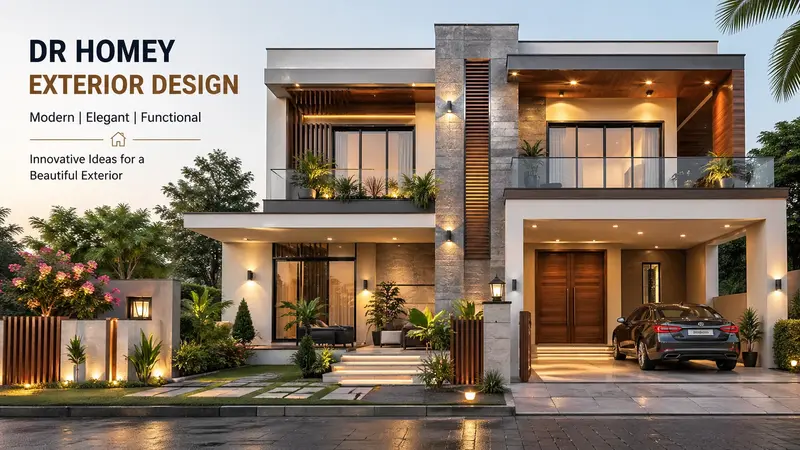 Dr Homey Exterior Design Ideas for Modern Homes