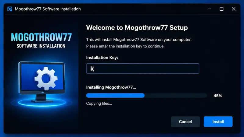 How is Mogothrow77 Software Installation Guide