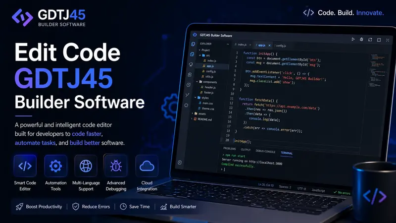 Edit Code GDTJ45 Builder Software Complete Guide