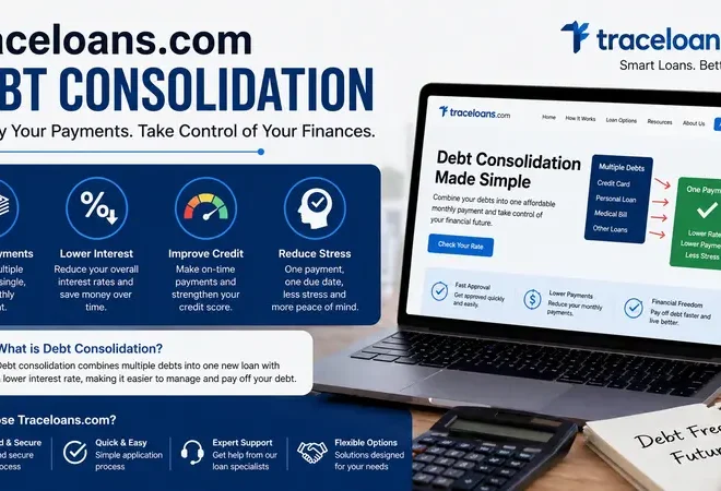 Traceloans.com Debt Consolidation Guide & Tips