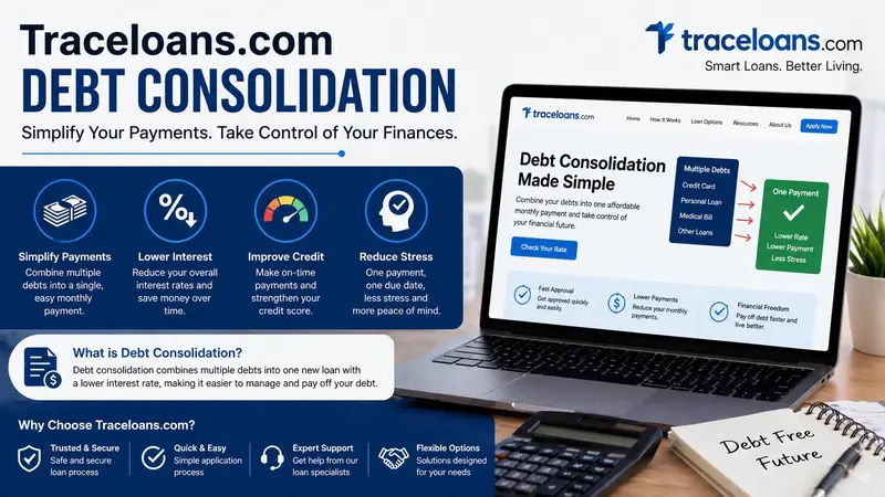 Traceloans.com Debt Consolidation Guide & Tips